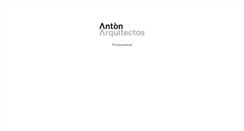 Desktop Screenshot of antonarquitectos.com