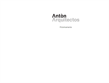 Tablet Screenshot of antonarquitectos.com
